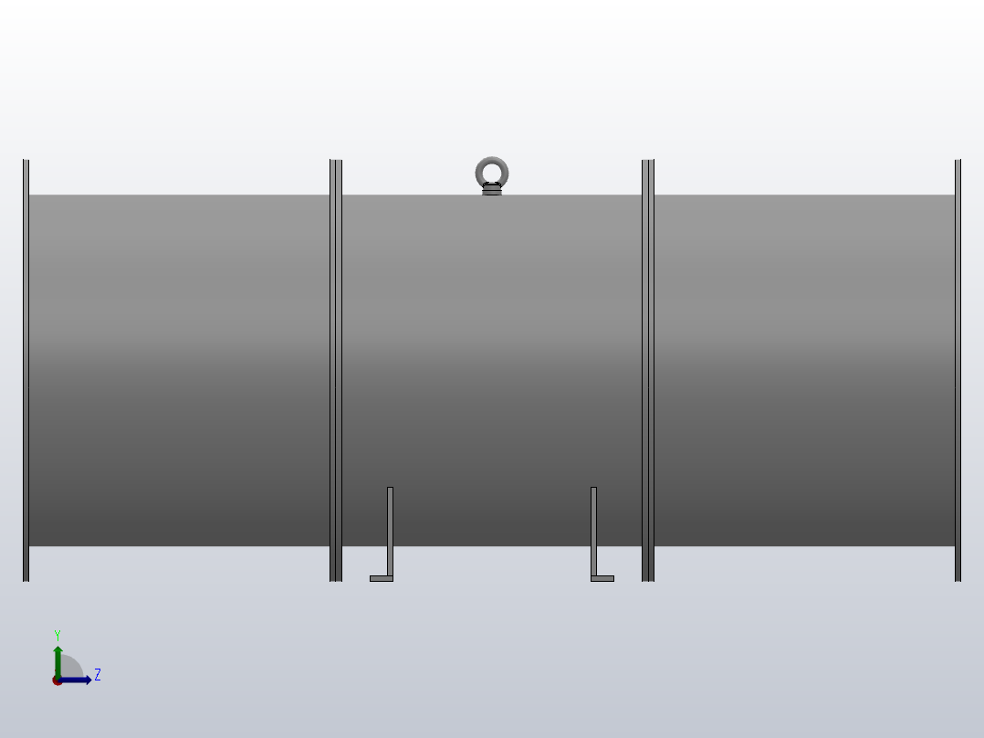 GXF-BX2型 斜流风机[9-20250]左视图