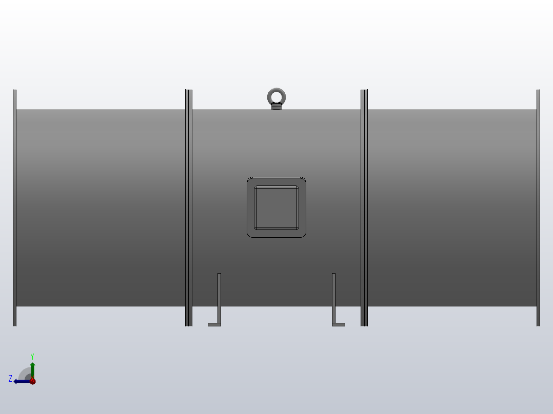 GXF-BX2型 斜流风机[9-20250]右视图