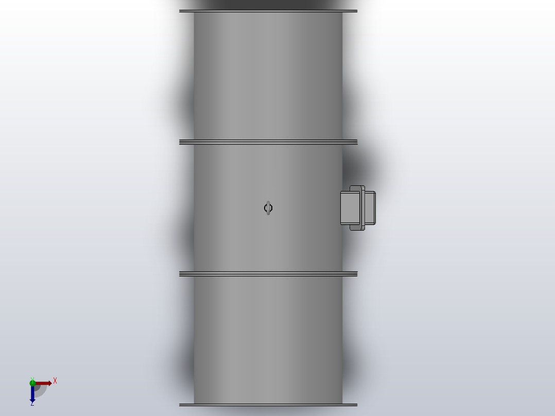GXF-BX2型 斜流风机[9-20250]俯视图