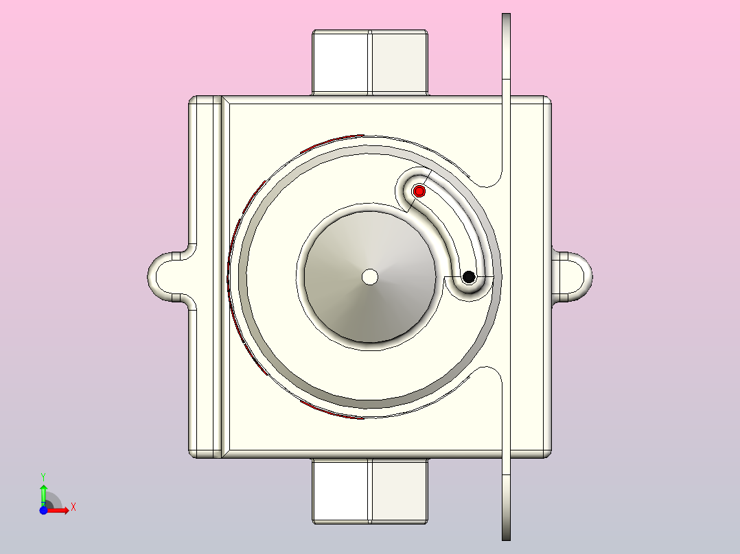 华立红燃油泵前视图