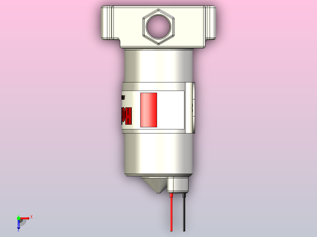 华立红燃油泵俯视图