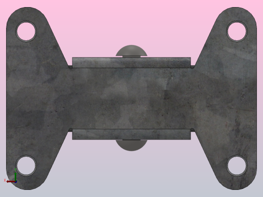 手推车运输用的小轮子后视缩略图