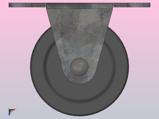 手推车运输用的小轮子俯视缩略图