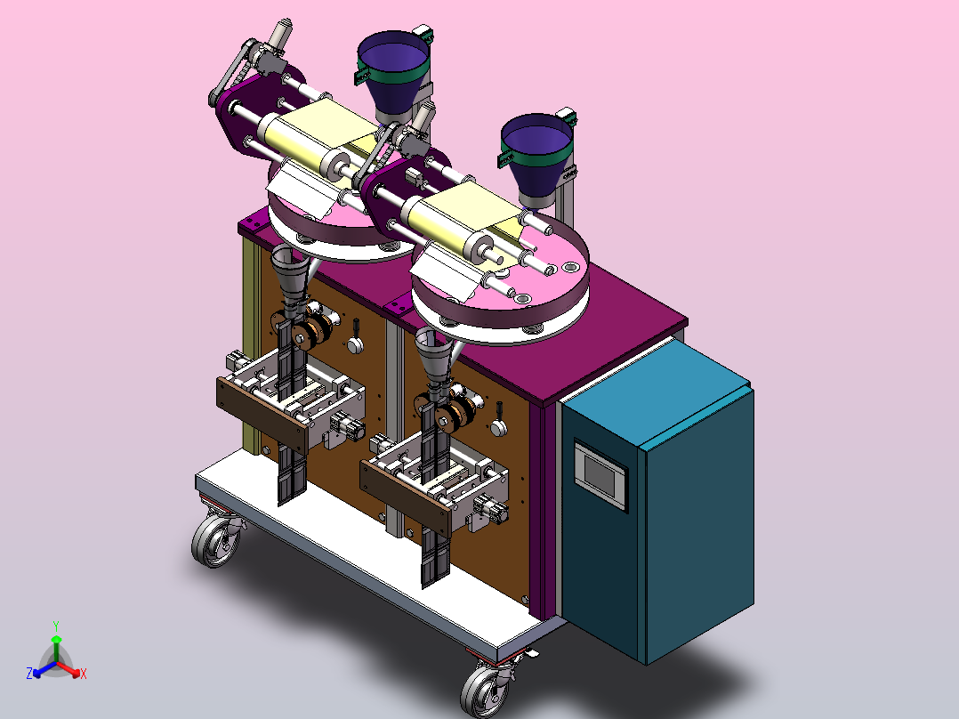 房檐除冰机主视图