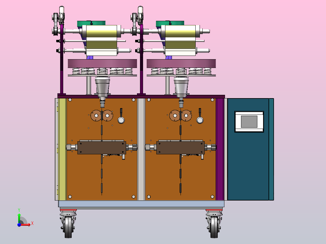 房檐除冰机前视图