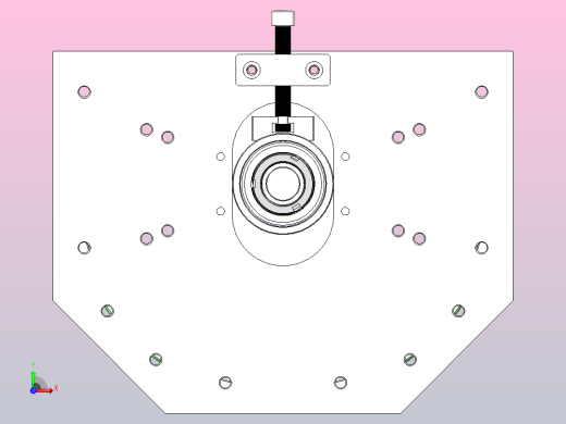 23-255-矩形链条环形导轨（大板）前视缩略图