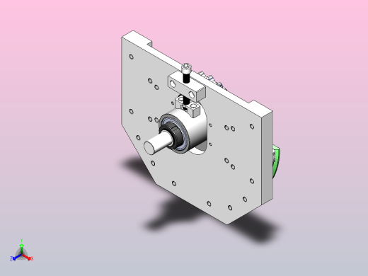 23-255-矩形链条环形导轨（大板）正等轴测缩略图