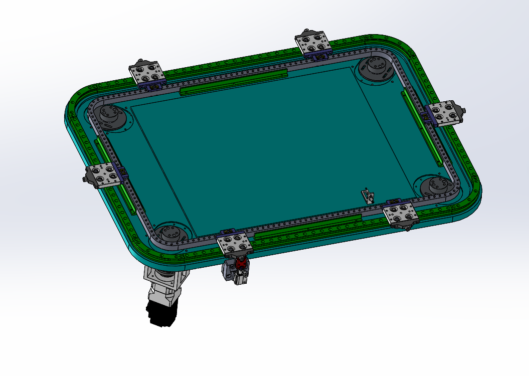 23-255-矩形链条环形导轨（大板）