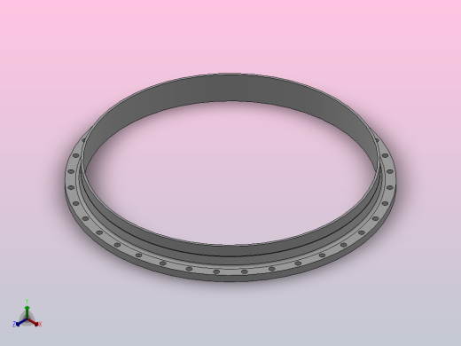 平面整体钢制管法兰_法兰 DN1400-PN2.5 FF 1