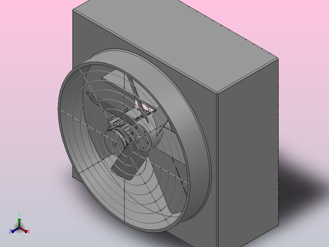 JS-I系列方型负压风机[6#]主视图