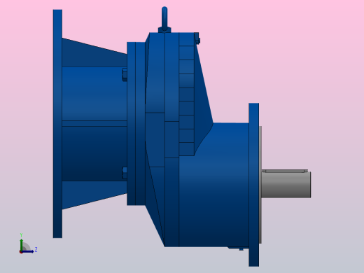 RXF87ZP斜齿轮减速机RXF87-2.24-M1-P160-Φ250左视缩略图
