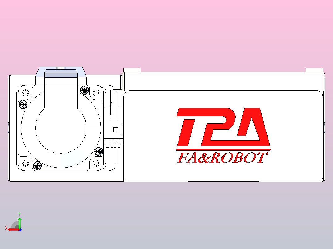 滚珠丝杠直线轴带导轨全封闭TPA-HCR-140D-2010C-L900-MR-Y-P40-N3后视图