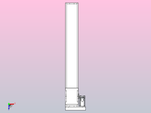 滚珠丝杠直线轴带导轨全封闭TPA-HCR-140D-2010C-L900-MR-Y-P40-N3俯视缩略图