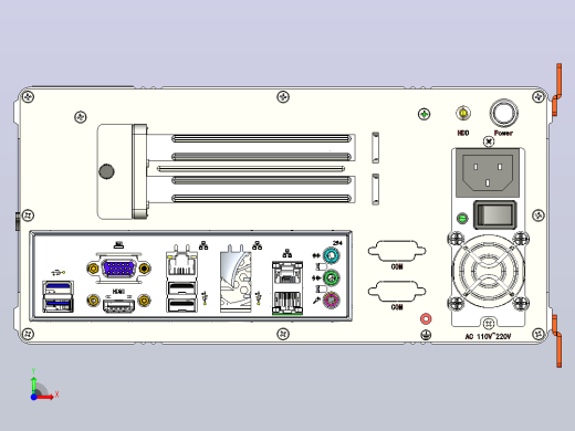 IPC-330D-立放 工控机 IPC300D series前视缩略图