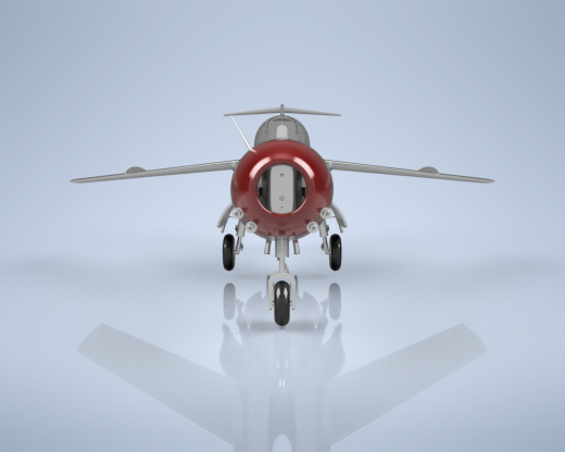 1950年阿根廷FMA IAe 33战斗机模型3D图纸 INVENTOR设计 附IGS缩略图
