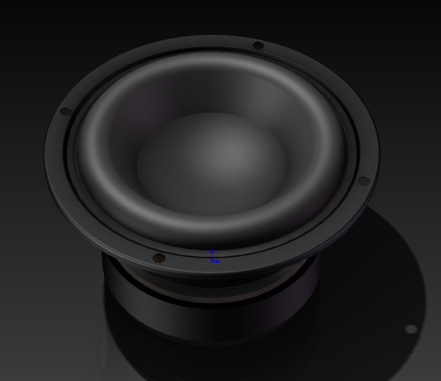 中低音低音扬声器