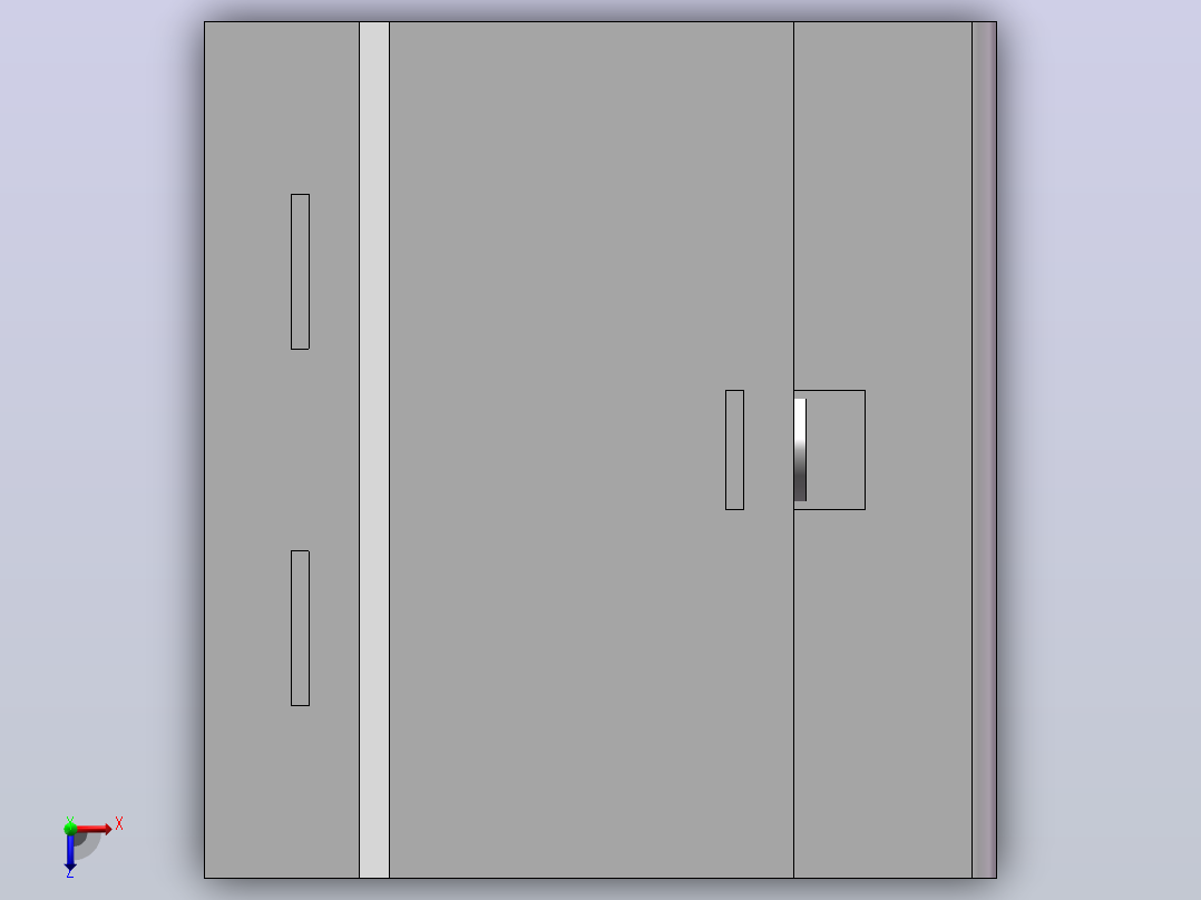 3P(接地)-25A[25A]德力西插座俯视图