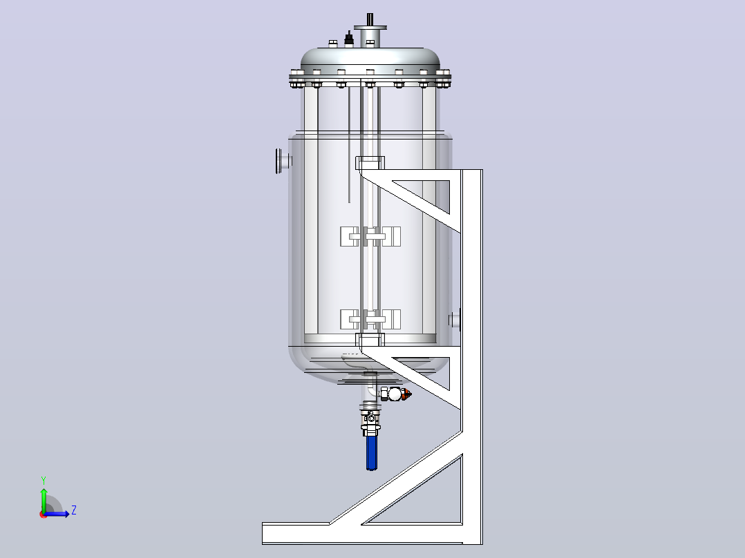 A10 生物反应器左视图