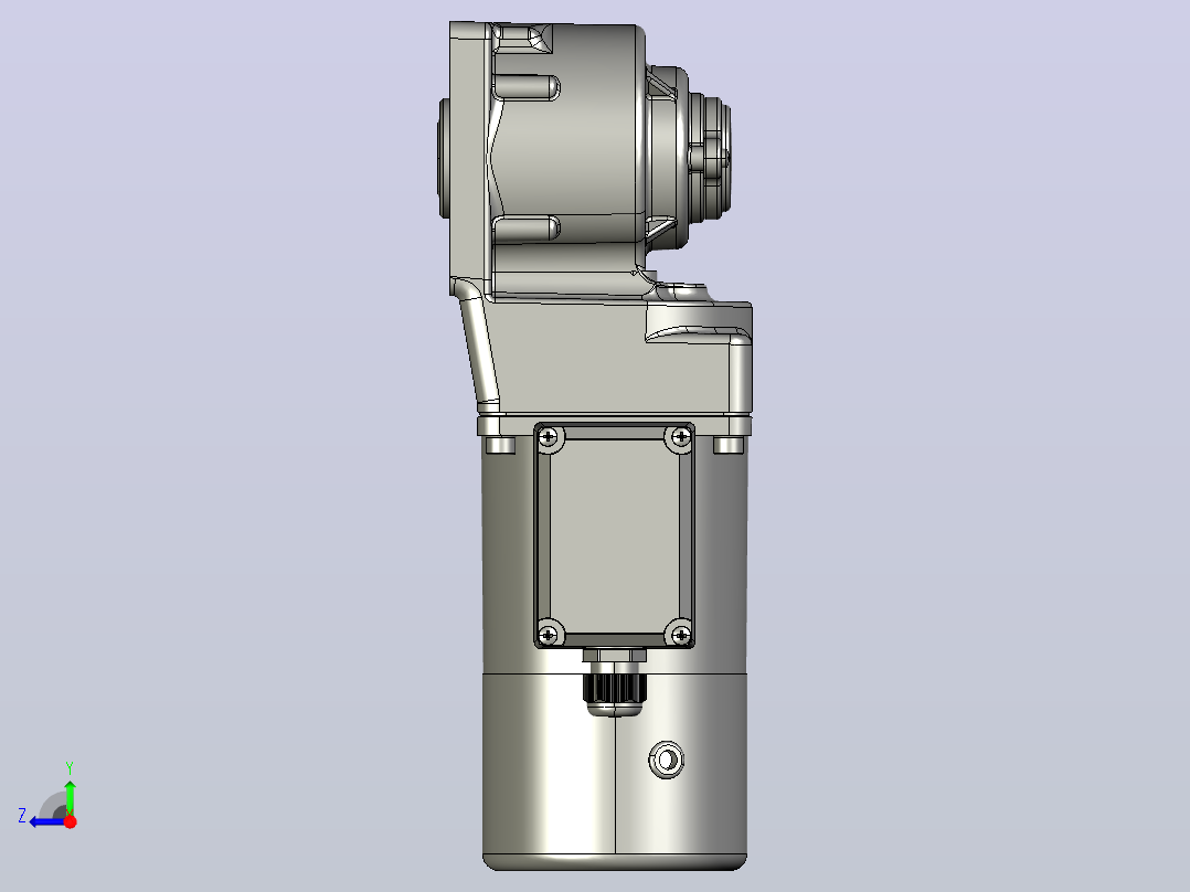 交流减速机4RK25GN-CMT(4GN3RC-180RC)新右视图