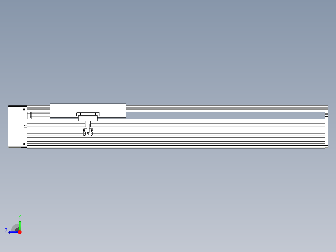 日规模组半封闭丝杆TPA-HNR-202D-2510C-L450-ML-C-P75-N3右视图
