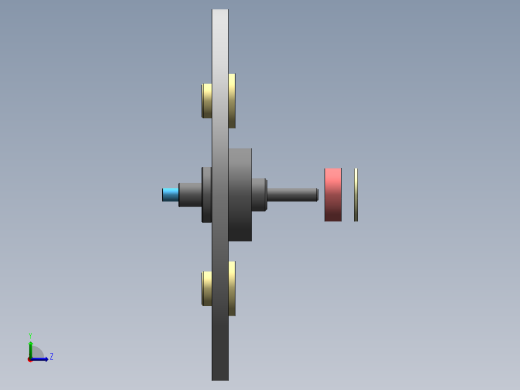 定子铁心组件焊接夹具左视缩略图