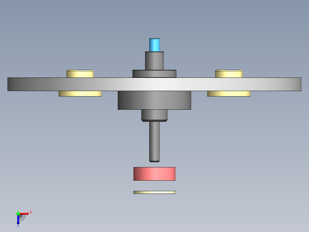 定子铁心组件焊接夹具俯视图