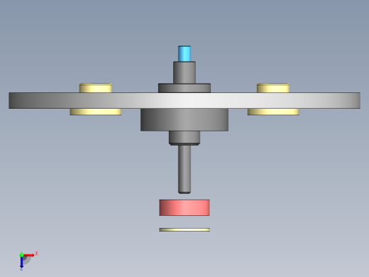 定子铁心组件焊接夹具俯视缩略图