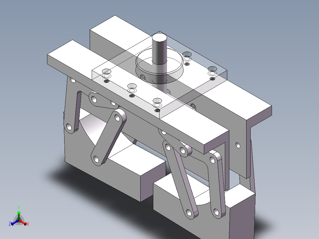 工件夹持机构 sw2020可编辑