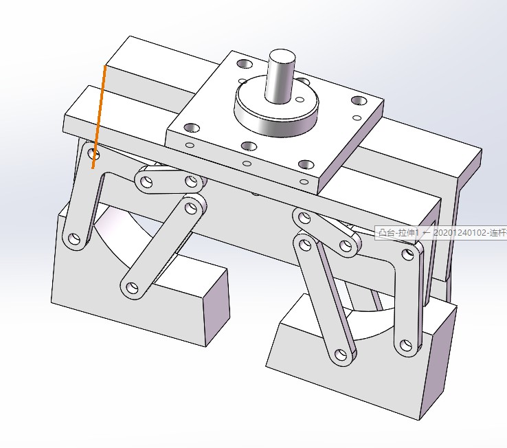 工件夹持机构 sw2020可编辑