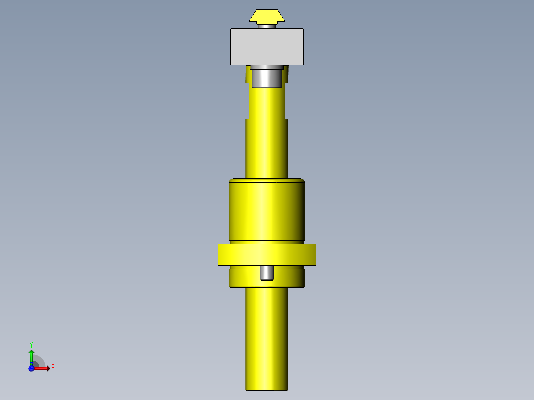 圆棒依次进给机构前视图