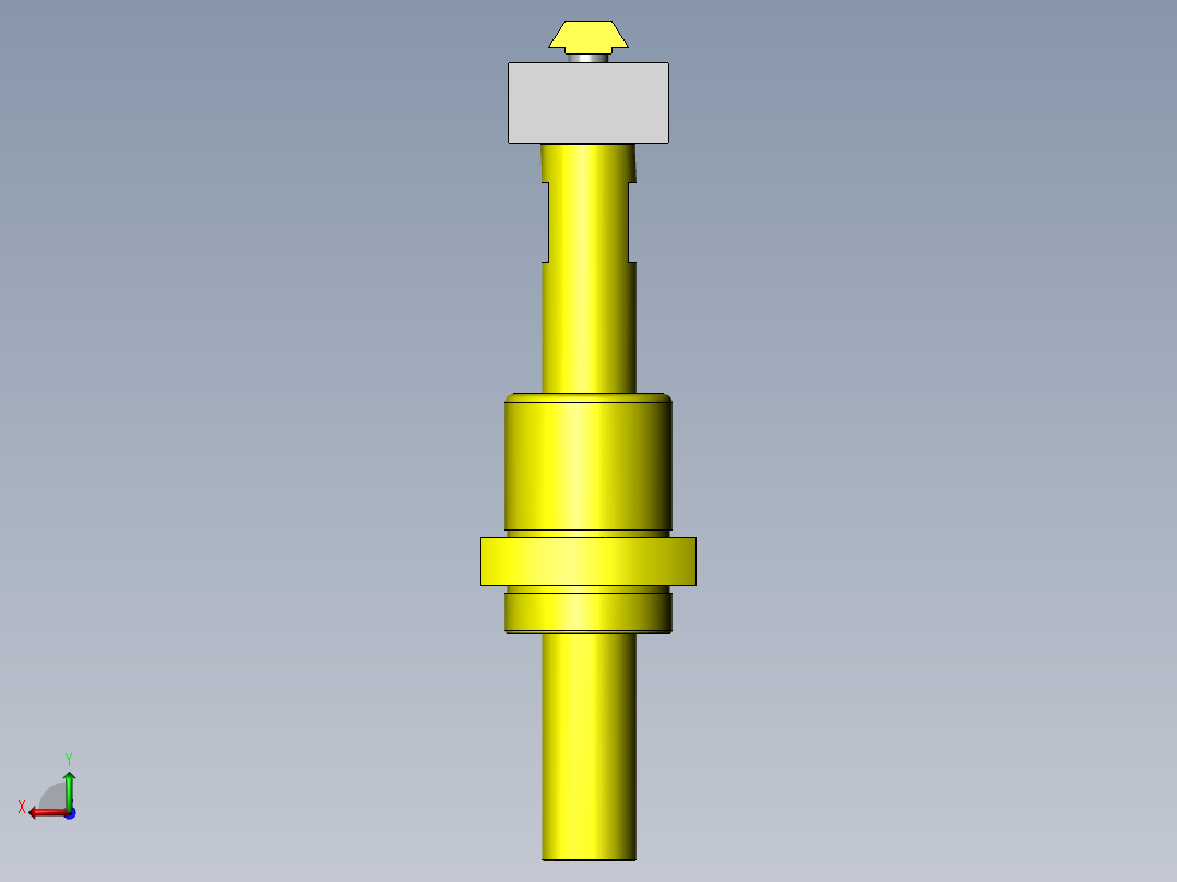 圆棒依次进给机构后视图