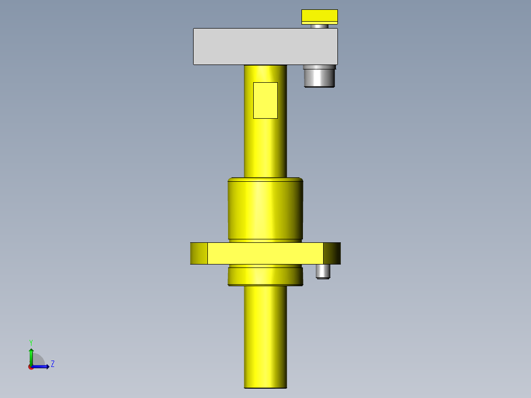 圆棒依次进给机构左视图