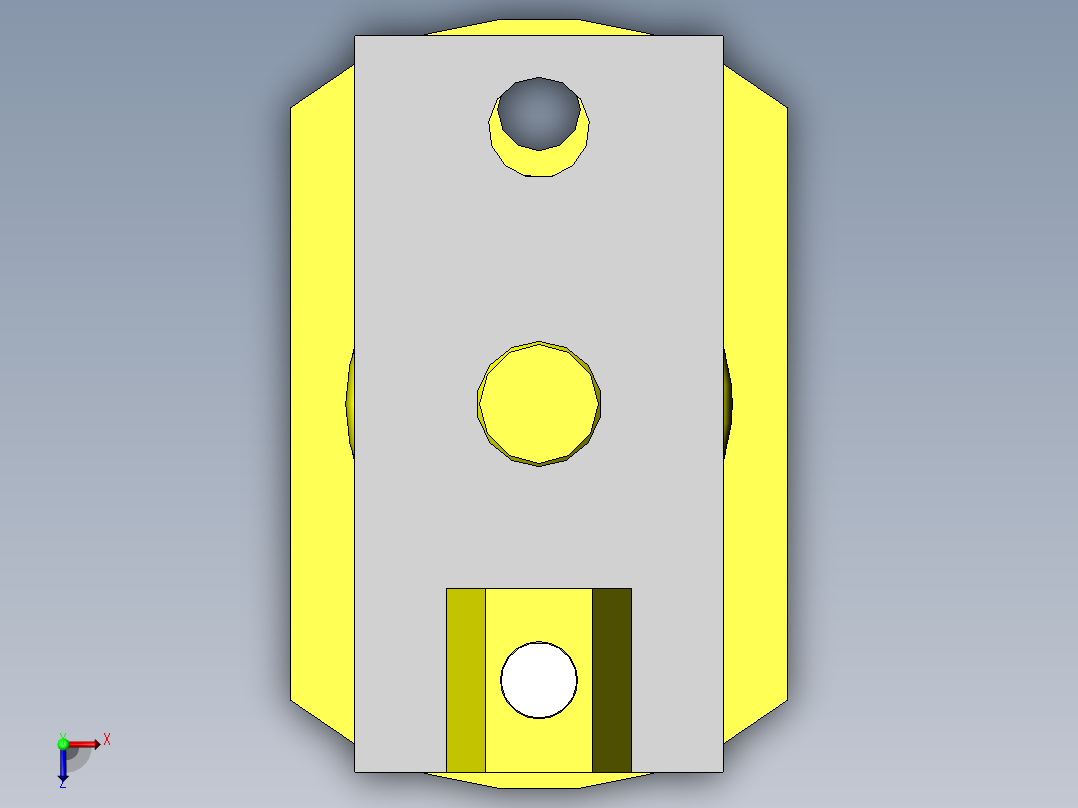 圆棒依次进给机构俯视图