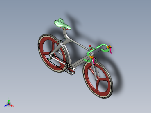 自行车课程设计正等轴测缩略图