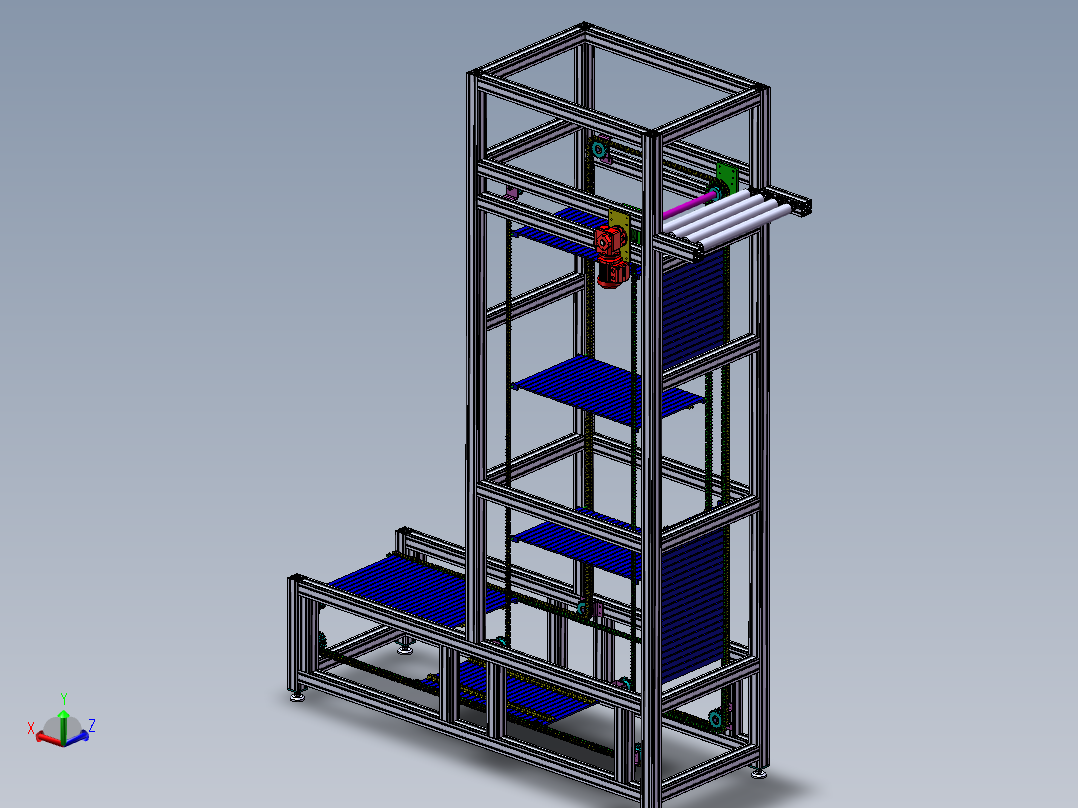 Z型提升机往复式提升机垂直提升机sw12可编辑