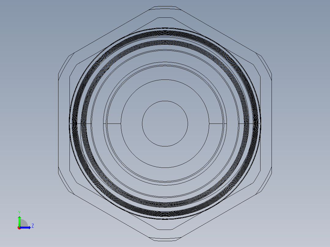 电缆密封圈线夹左视图