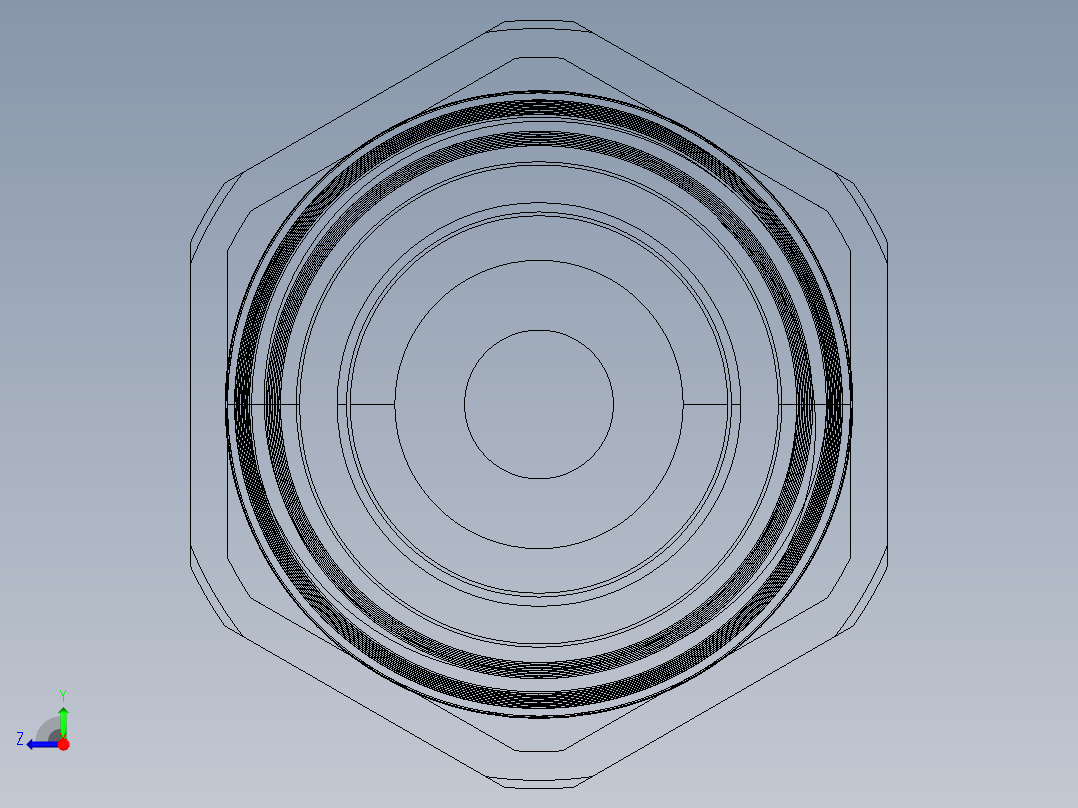 电缆密封圈线夹右视图