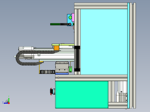 Vision Check Stastion视觉检测设备3D数模图纸 STP格式右视缩略图