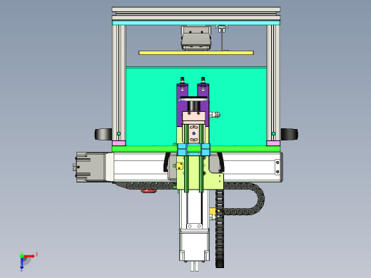 Vision Check Stastion视觉检测设备3D数模图纸 STP格式俯视缩略图