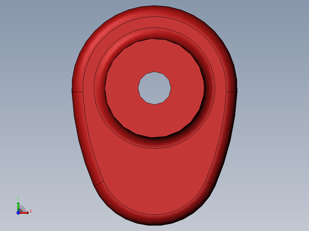 SolidWorks 凸轮机模型前视图