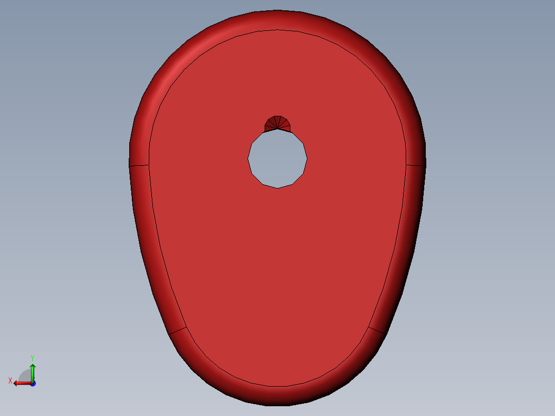 SolidWorks 凸轮机模型后视图