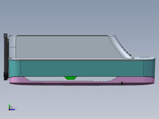 颗粒灰尘过滤器3d图纸 防尘空气净化SW图纸 过滤器滤网设计3d模型左视缩略图