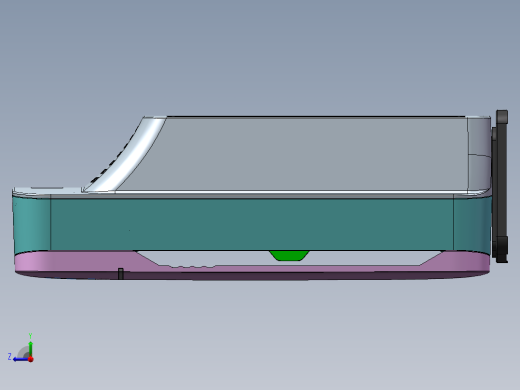 颗粒灰尘过滤器3d图纸 防尘空气净化SW图纸 过滤器滤网设计3d模型右视缩略图