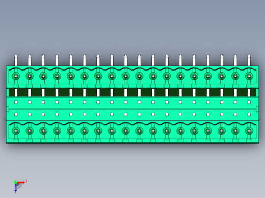 DEGSON 2EDG 系列 5.0mm 可插拔接线端子组-2EDGRH-5.0-36P-14-00AH俯视缩略图