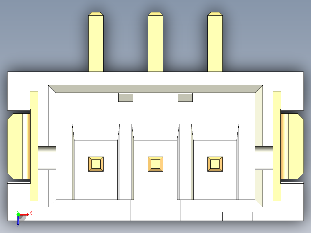 JST-B3B-PH-SM4-TB俯视图