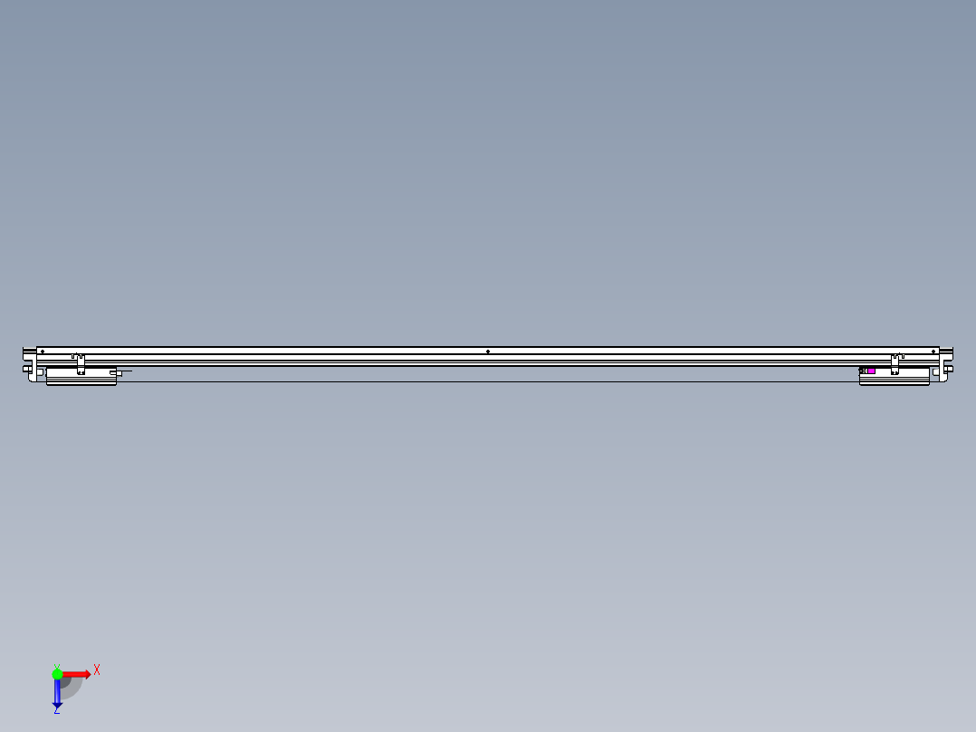 威洛博VL系列3d模型模组2VL22H2Y-S1900俯视图