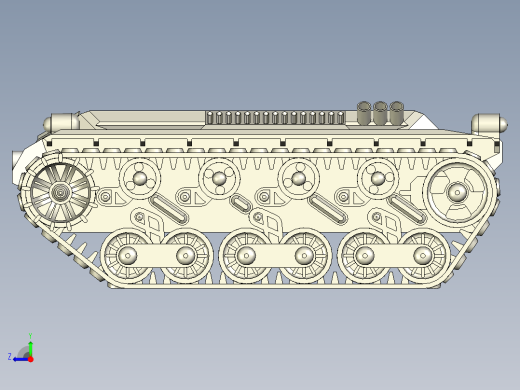 游戏用坦克底盘右视缩略图