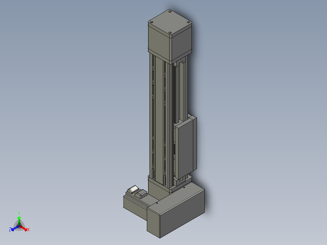 欧规系列-GB8-L96-S200-BRD-P40-MS3正等轴测图
