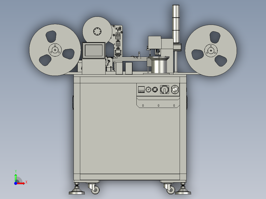 凸轮高速自动编带机前视图