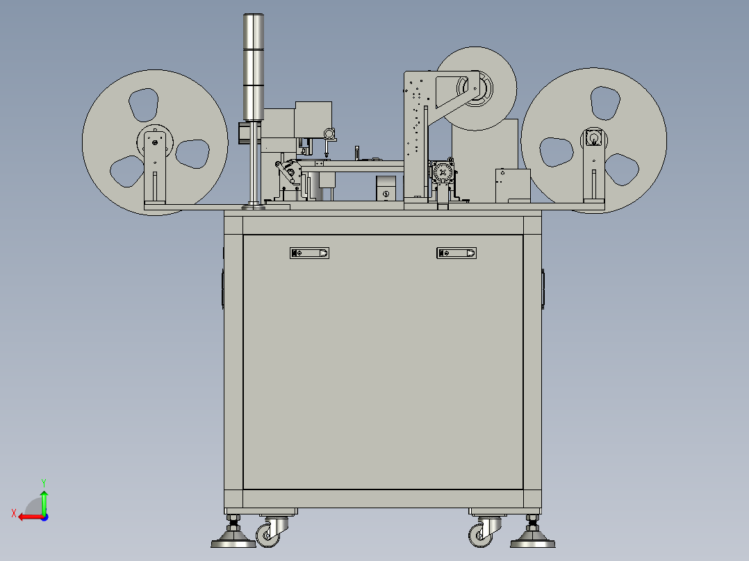 凸轮高速自动编带机后视图